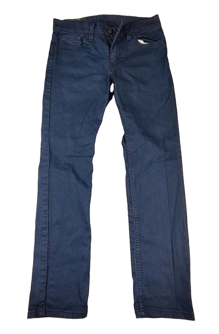 Levis 511 Jeans Mens 30x30 Blue Dark Wash Slim Taper Stretch Denim Pockets